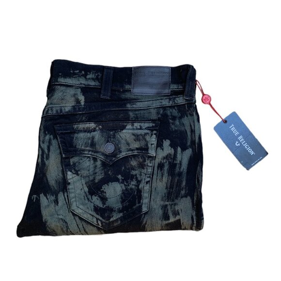 BNWT True Religion Jeans Size 44 RICKY Canva Green - Picture 1 of 9